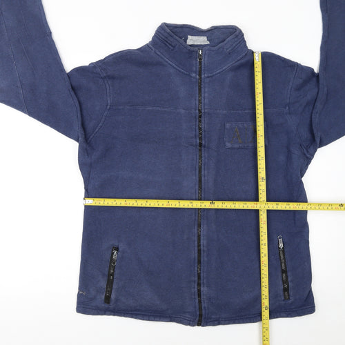 A|X Women's Blue Fleece Full Zip Basic Jacket XL