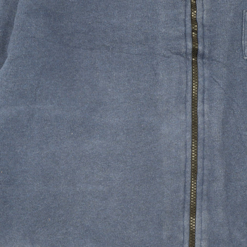 A|X Women's Blue Fleece Full Zip Basic Jacket XL