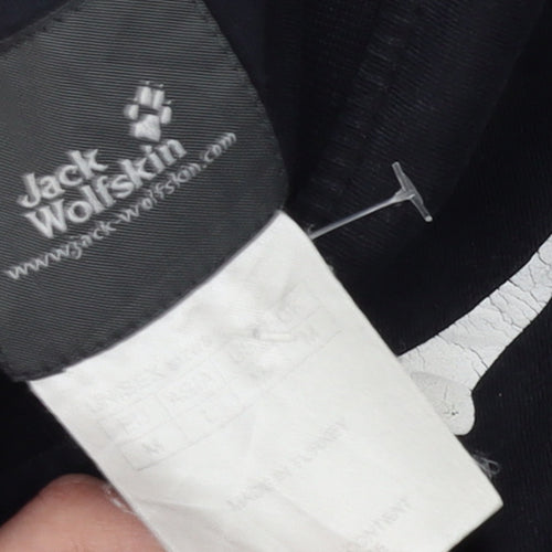 Jack Wolfskin Men’s Black Cotton Crew Neck Graphic T-Shirt Size M