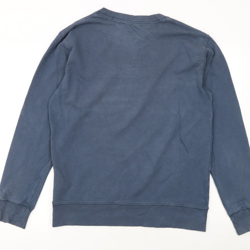 Carhartt Men's Blue Cotton Pullover Sweatshirt S