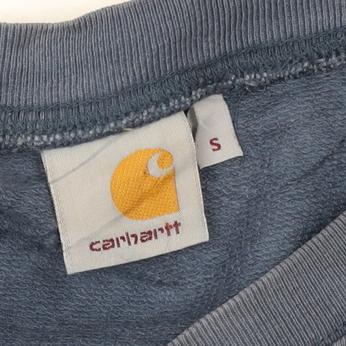 Carhartt Men's Blue Cotton Pullover Sweatshirt S
