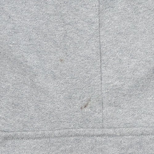 Reebok Men’s Grey Full Zip Hoodie M Regular Fit Sportswear