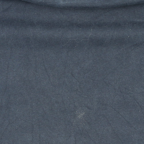 Uneek Men's Blue Scotland Rugby Long Sleeve Polo Shirt XL