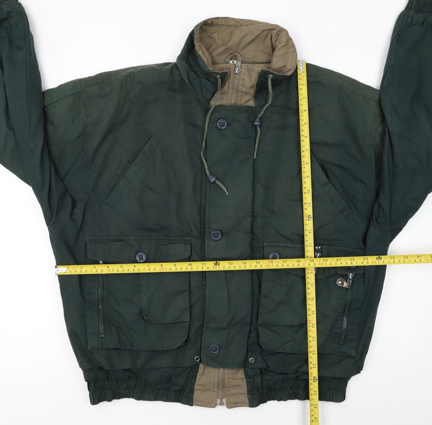 Star Sport Men’s Green Military Cotton Nylon Jacket M