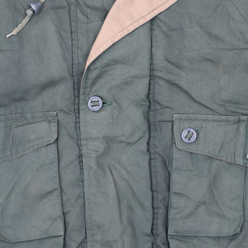 Star Sport Men’s Green Military Cotton Nylon Jacket M