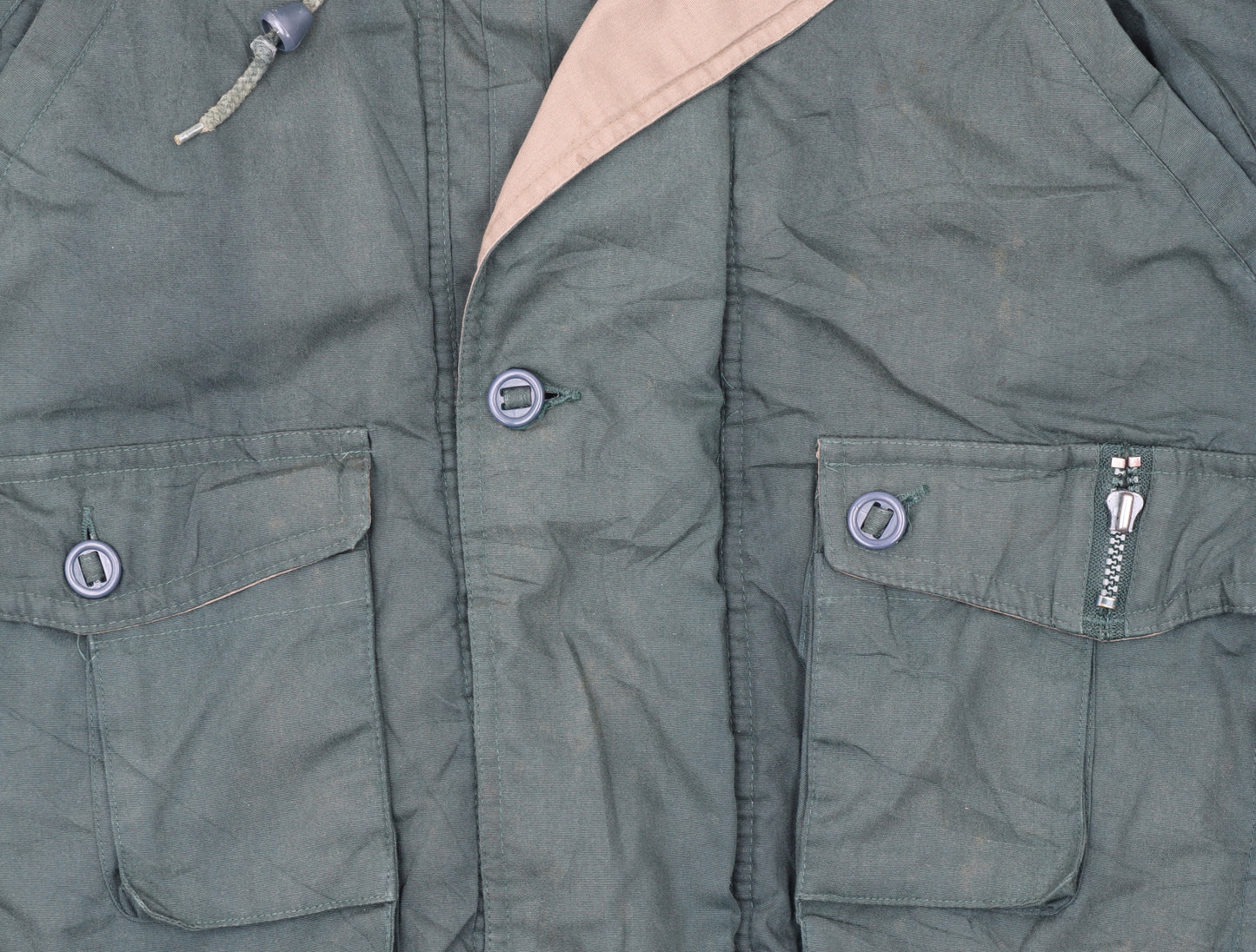 Star Sport Men’s Green Military Cotton Nylon Jacket M