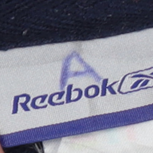 Reebok Mens Blue Long Sleeve Pullover Sweatshirt Size L