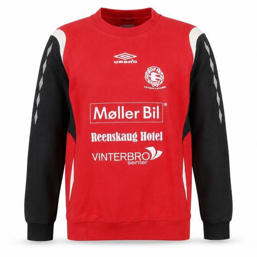 Umbro Men’s Red Black DFI Football Klub Sweatshirt Size M