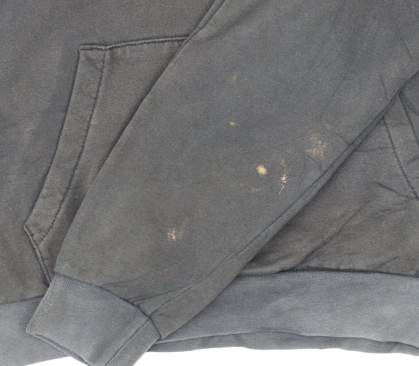 EA7 Emporio Armani Women's Black Pullover Hoodie Size S Cotton Blend