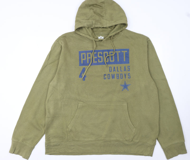 NFL Men’s Green Prescott Dallas Cowboys 2XL Pullover Hoodie