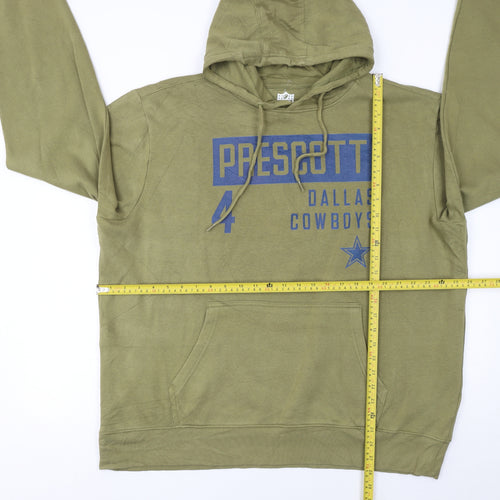 NFL Men’s Green Prescott Dallas Cowboys 2XL Pullover Hoodie