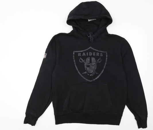 New Era Men’s Black Raiders Pullover Hoodie Size M