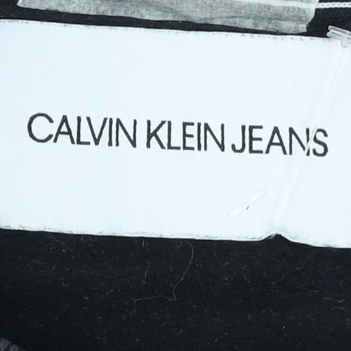 Calvin Klein Jeans Men’s Black Logo Sweatshirt Size S