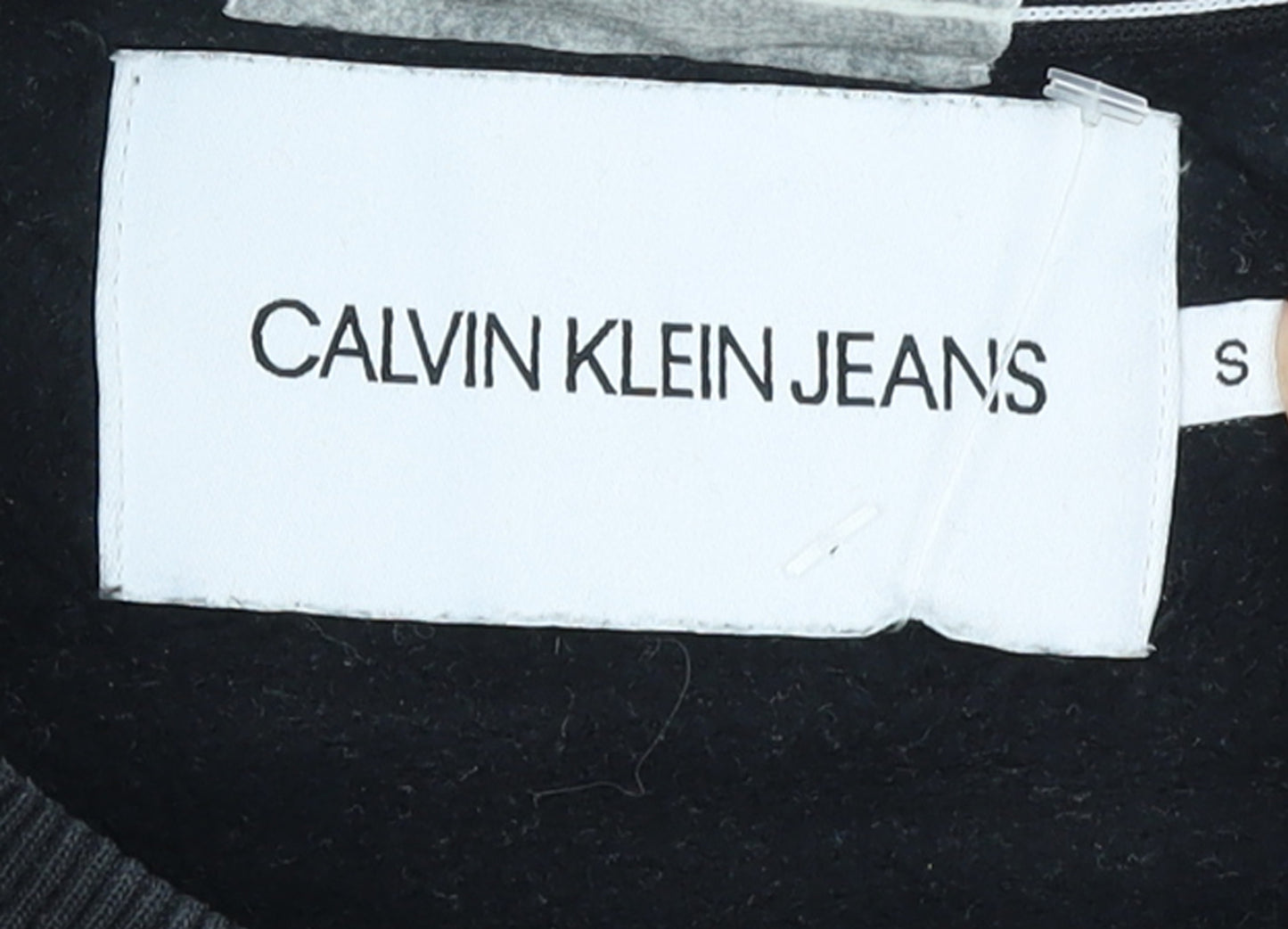 Calvin Klein Jeans Men’s Black Logo Sweatshirt Size S