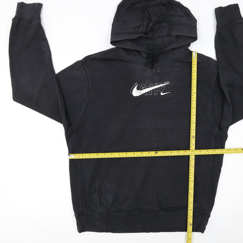 Nike Men's Black Pullover Hoodie S Graphic Logo Sportswear