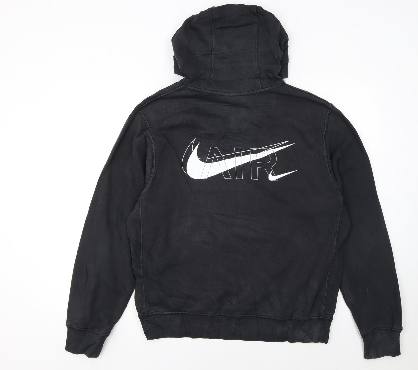 Nike Men's Black Pullover Hoodie S Graphic Logo Sportswear