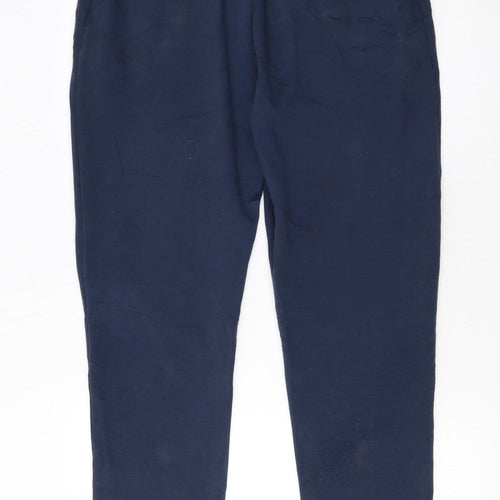 Hugo Boss Men Blue Jogger Trousers Size L Cotton Blend