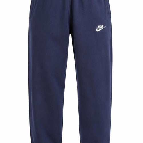 Nike Men's Blue Fleece Sweatpants S Regular Fit Logo Joggers