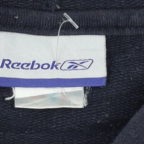 Reebok Women’s Black Full Zip Hoodie XS UK 8 Classic Sportswear