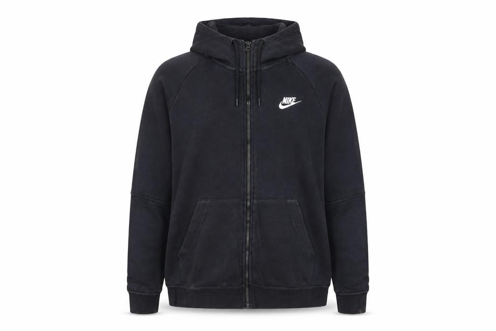 Nike Women’s Black Full Zip Hoodie Medium Cotton Blend