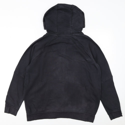 Nike Women’s Black Full Zip Hoodie Medium Cotton Blend