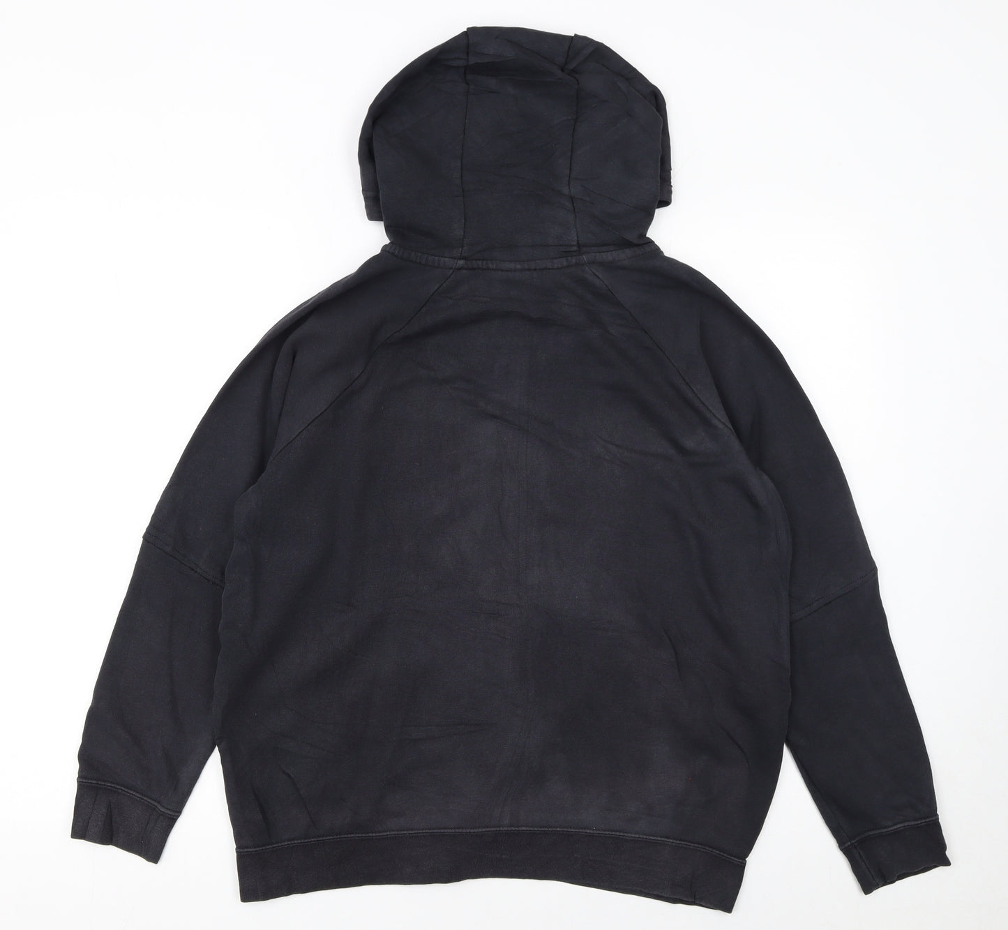 Nike Women’s Black Full Zip Hoodie Medium Cotton Blend