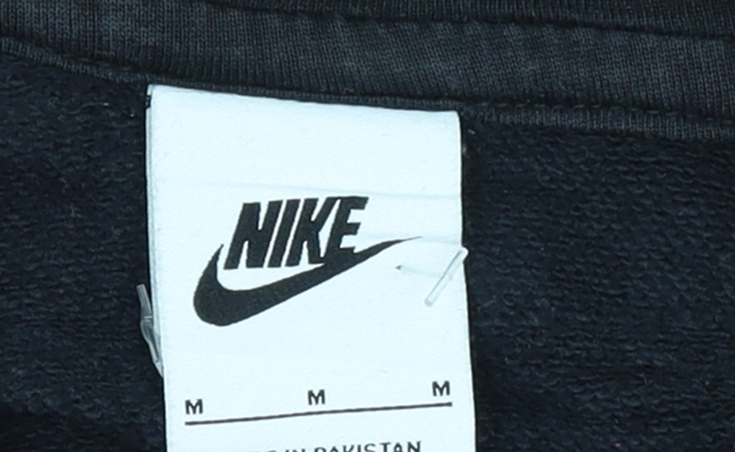 Nike Women’s Black Full Zip Hoodie Medium Cotton Blend