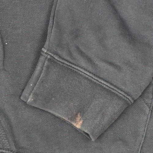 Nike Women’s Black Full Zip Hoodie Medium Cotton Blend