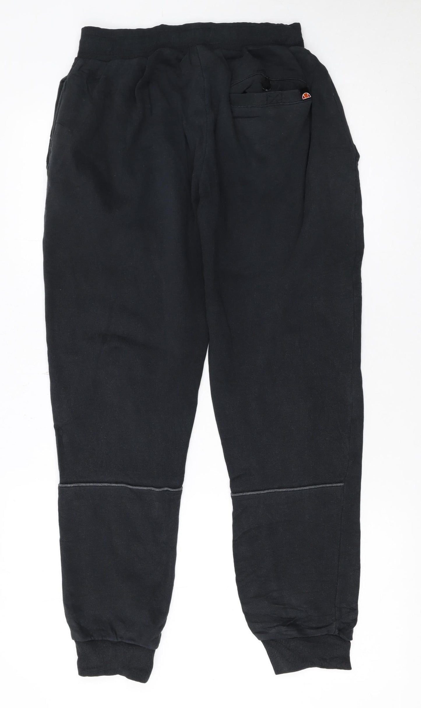 Ellesse Mens Black Jogger Sweatpants S Cotton Blend