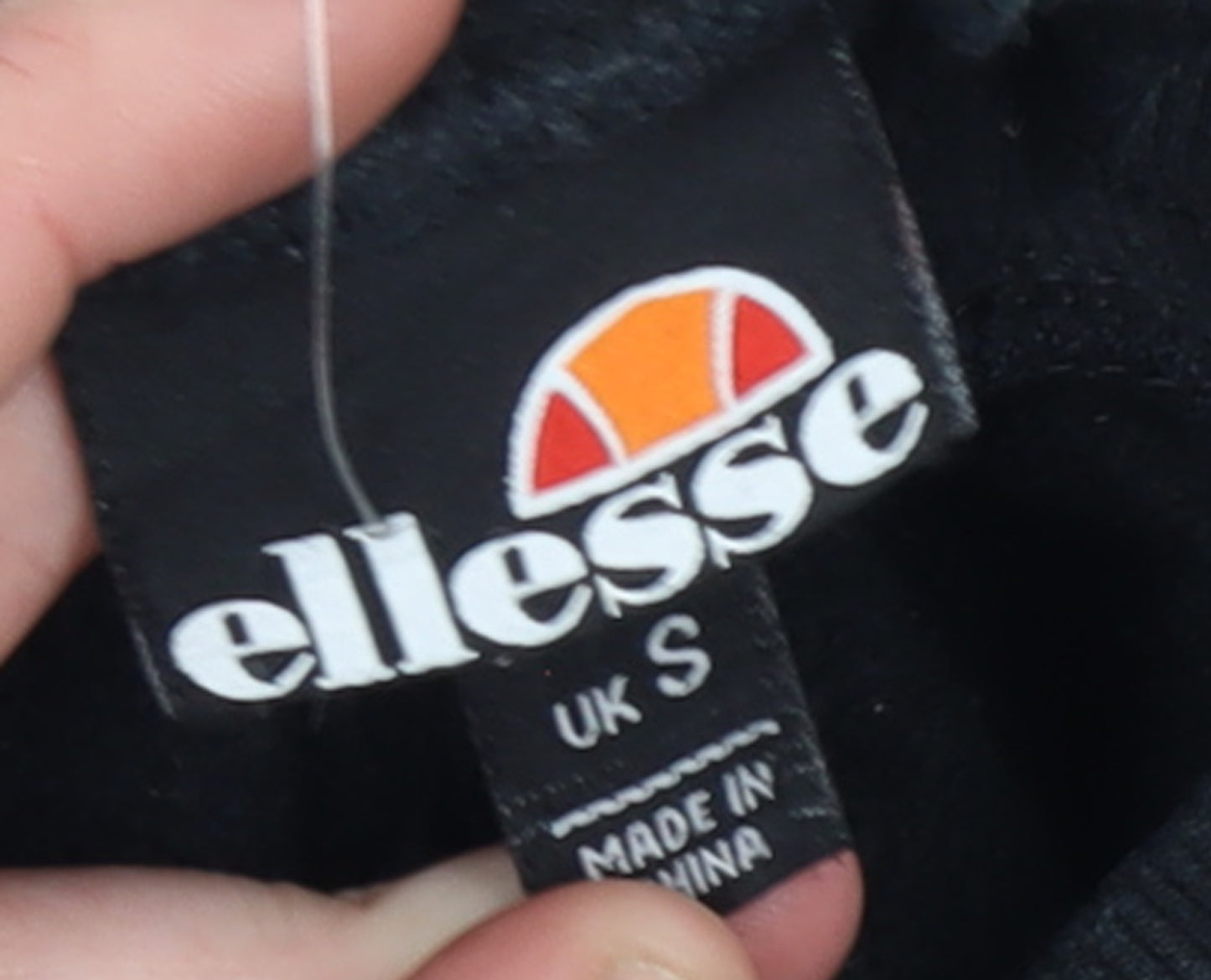 Ellesse Mens Black Jogger Sweatpants S Cotton Blend