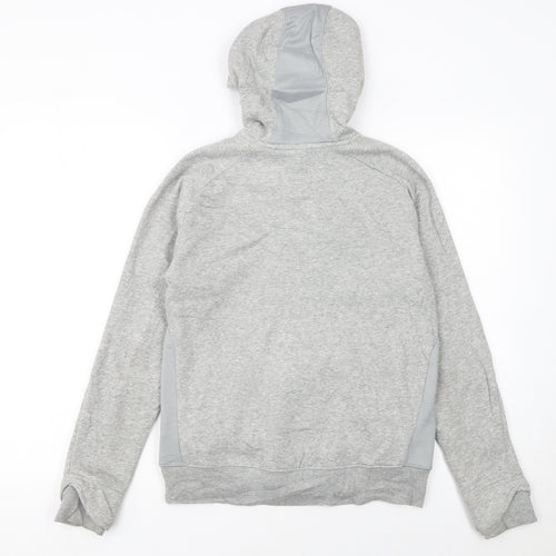 Umbro Women’s Grey Full Zip Hoodie Size 14 Cotton Blend Sportswear