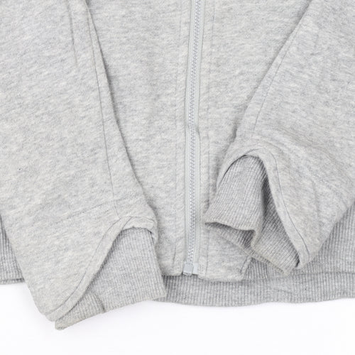 Umbro Women’s Grey Full Zip Hoodie Size 14 Cotton Blend Sportswear