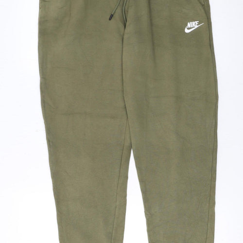 Nike Men's Green Jogger Sweatpants M Regular Fit Tapered Sportswear