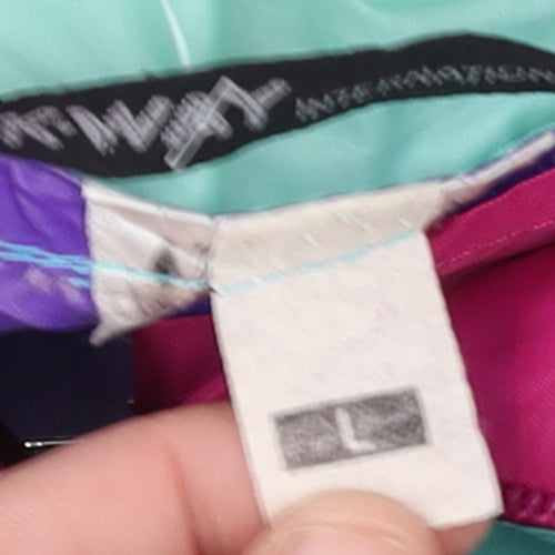 K-Way Women’s Multicolour L Retro 90s Windbreaker Hooded Jacket