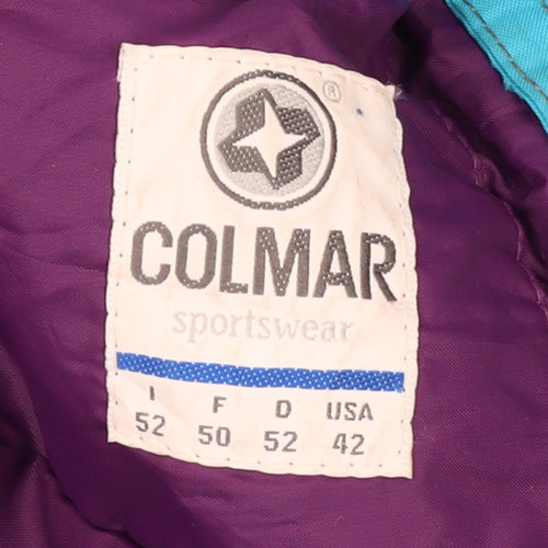 Colmar Men’s Multicoloured 90s Ski Jacket Size 52 Regular Waterproof