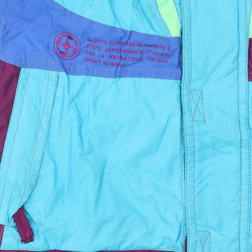 Colmar Men’s Multicoloured 90s Ski Jacket Size 52 Regular Waterproof