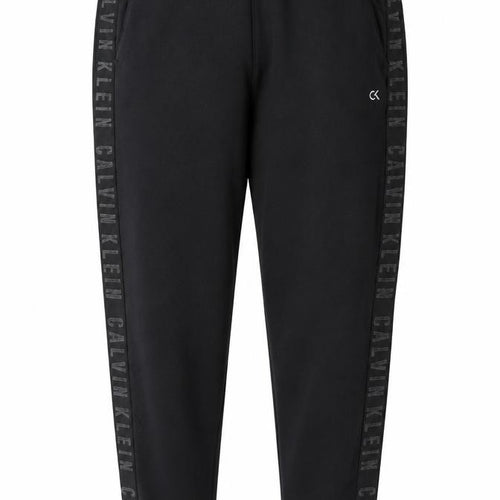 Calvin Klein Men’s Black Logo Jogger Sweatpants M Regular Fit