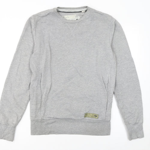 Diesel Men’s Grey Crew Neck Pullover Sweatshirt Size S