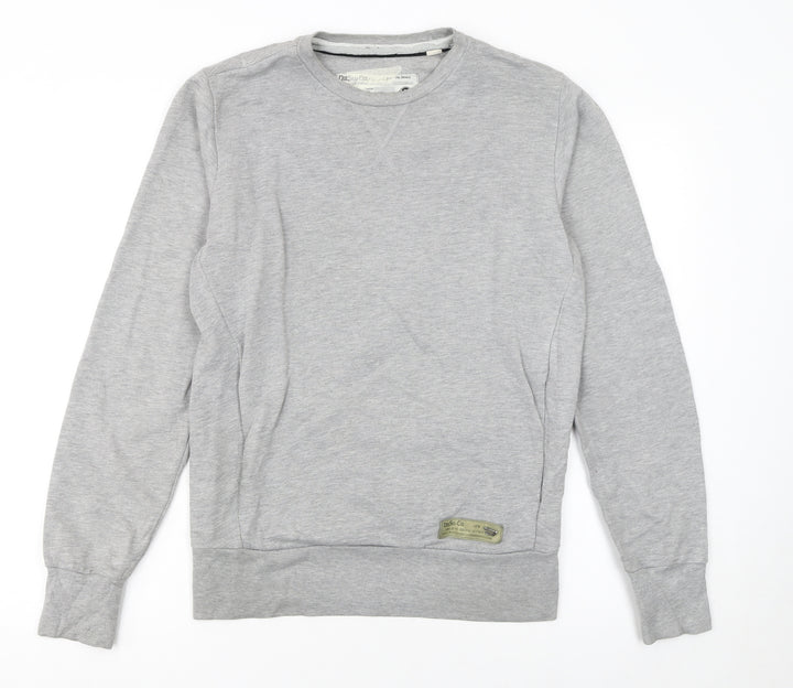 Diesel Men’s Grey Crew Neck Pullover Sweatshirt Size S