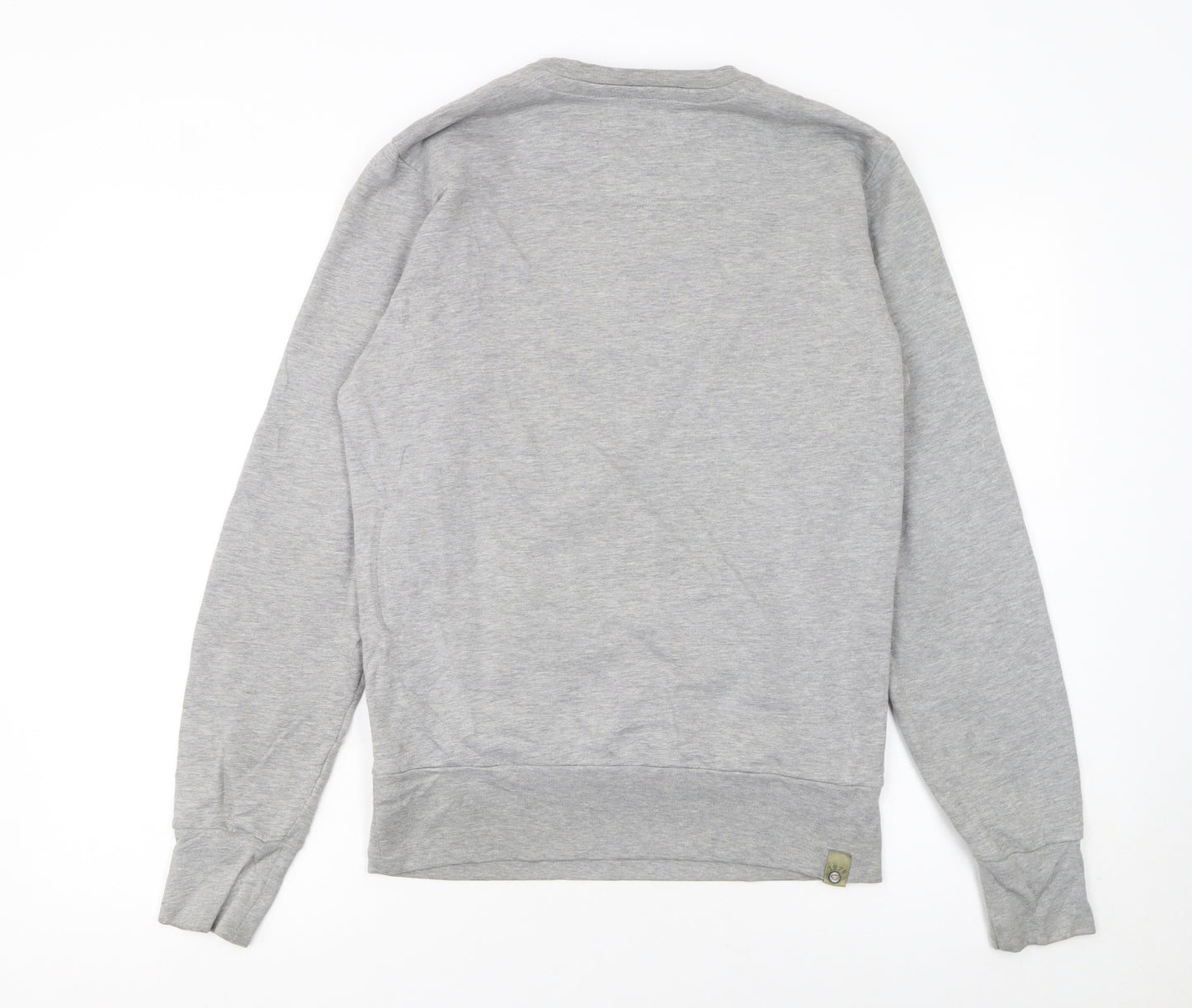 Diesel Men’s Grey Crew Neck Pullover Sweatshirt Size S
