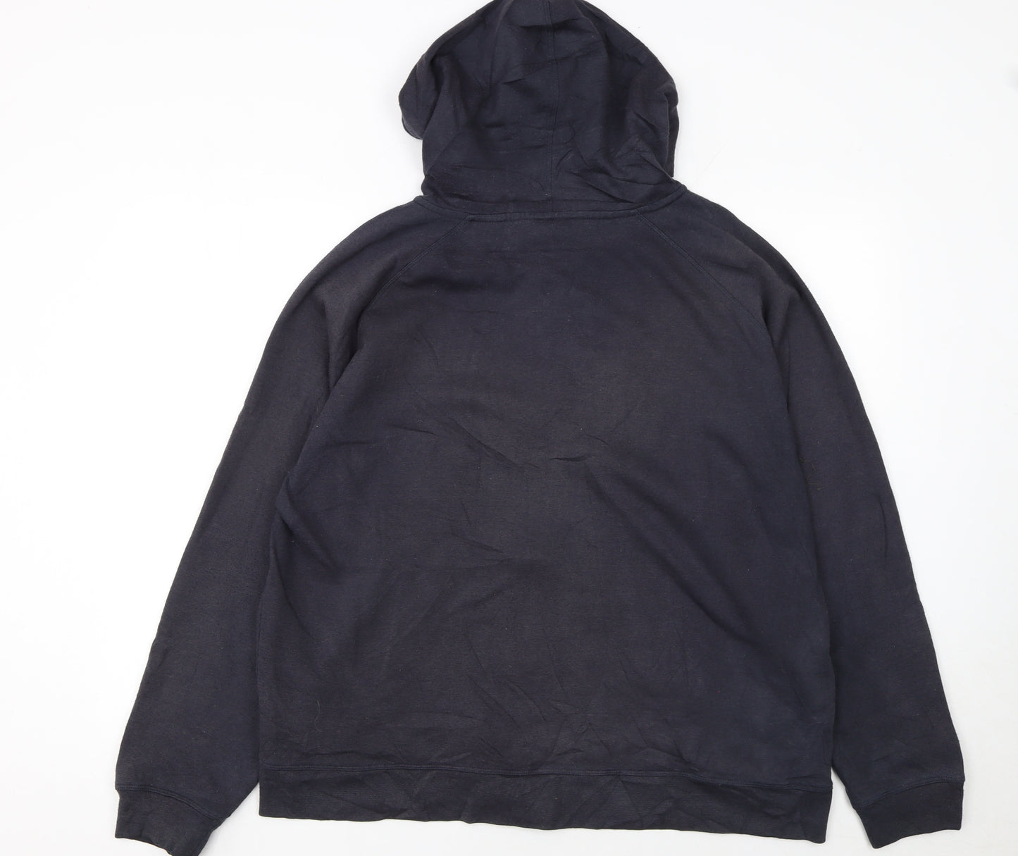 Reebok Men’s Black Full Zip Hoodie L Logo Sportswear
