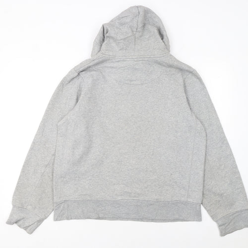 Canterbury Men's Grey Pullover Hoodie M Sports Embroidered Logo