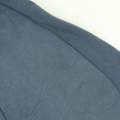 Puma Mens Blue M Pullover Hoodie with Logo and Zip Pocket