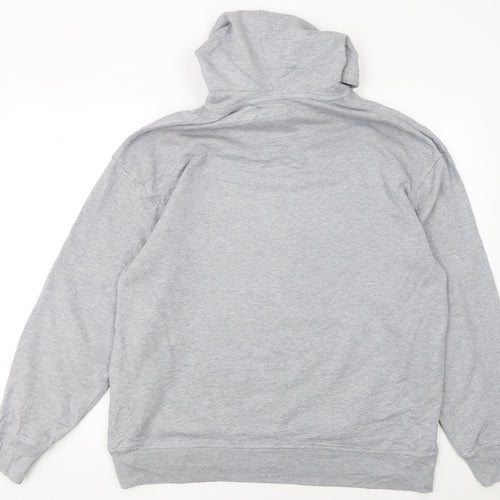 Levi's Men's Grey Relaxed Fit Pullover Hoodie Large