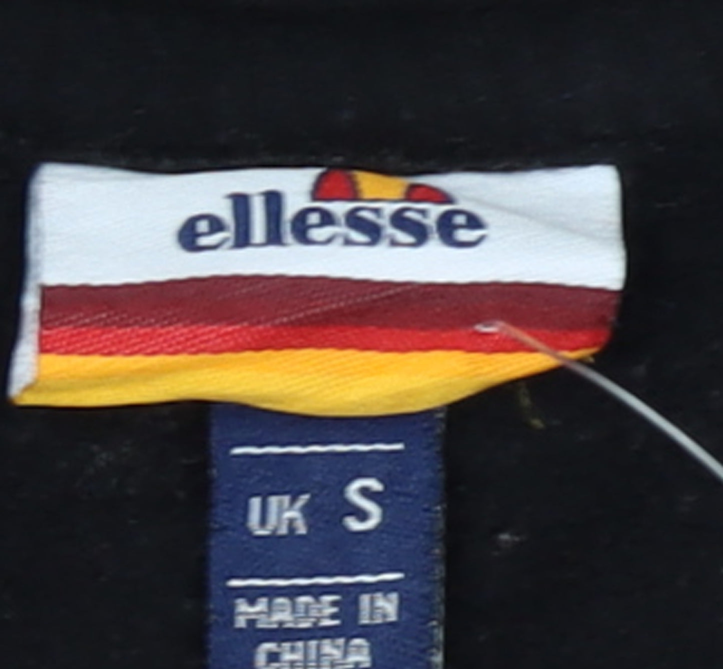 Ellesse Men's Black Pullover Hoodie Small Regular Fit with Logo Print
