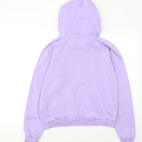 Polo Ralph Lauren Womens Purple Pullover Hoodie Medium Cotton Blend