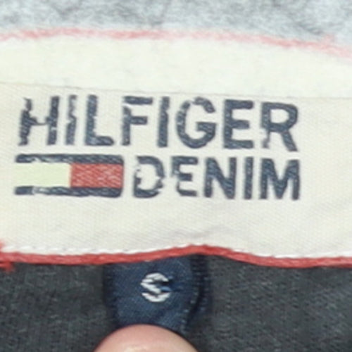 Hilfiger Denim Men's Black Graphic Print Cotton T-Shirt Size S