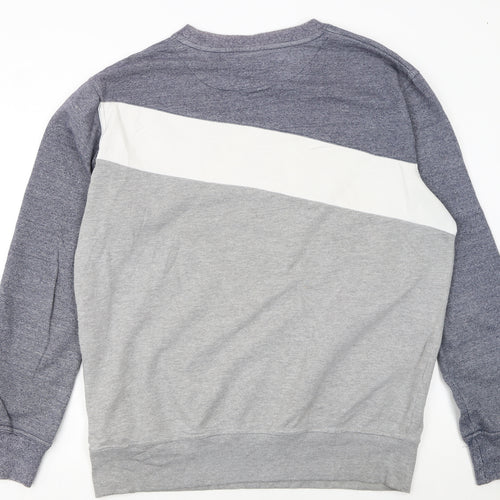 McKenzie Men’s Grey XL Pullover Sweatshirt Sports Logo Crew Neck