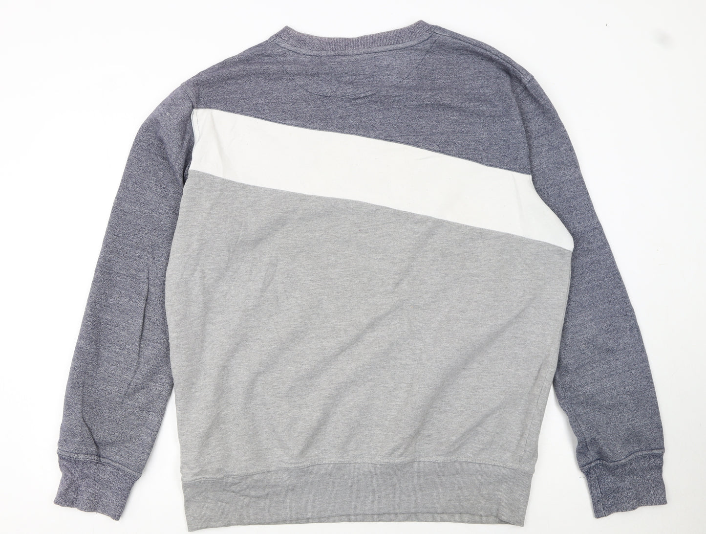 McKenzie Men’s Grey XL Pullover Sweatshirt Sports Logo Crew Neck