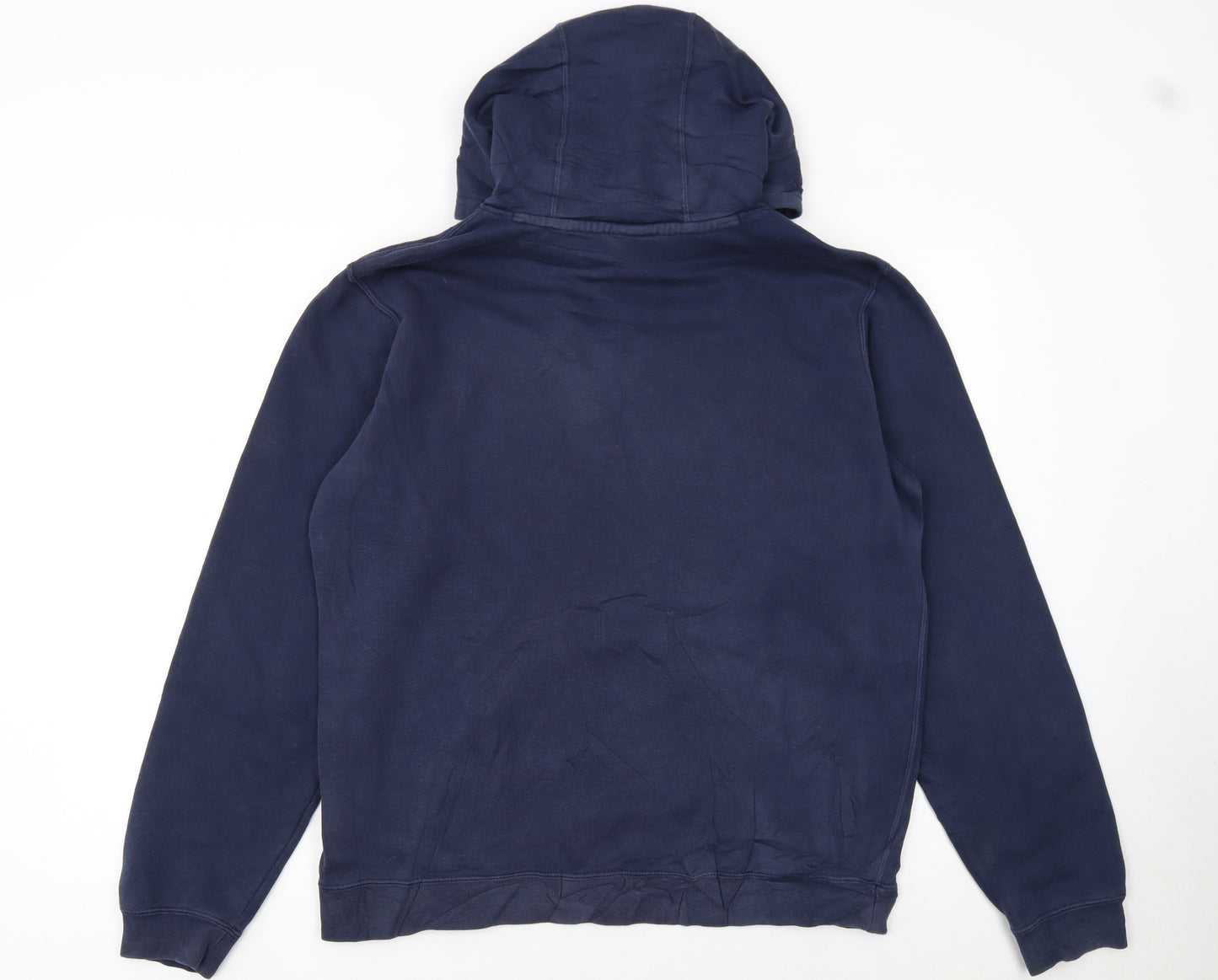 Nike Men's Blue Pullover Hoodie Medium Sports Fleece Sweatshirt